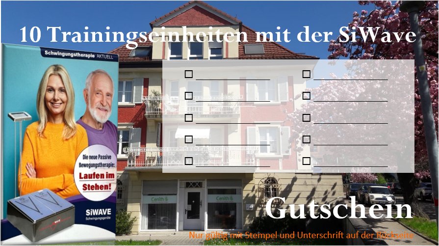 Gutschein für 10 SiWave Trainingseinheiten